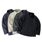 Men's Technical Softshell Jacket with Stand-Up Collar and Concealed Zip Pockets Fashion Glam
