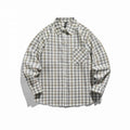 Unisex Checkered Overshirt made of lightweight Flannel in Relaxed-Boxy-Fit with chest patch pocket Fashion Glam