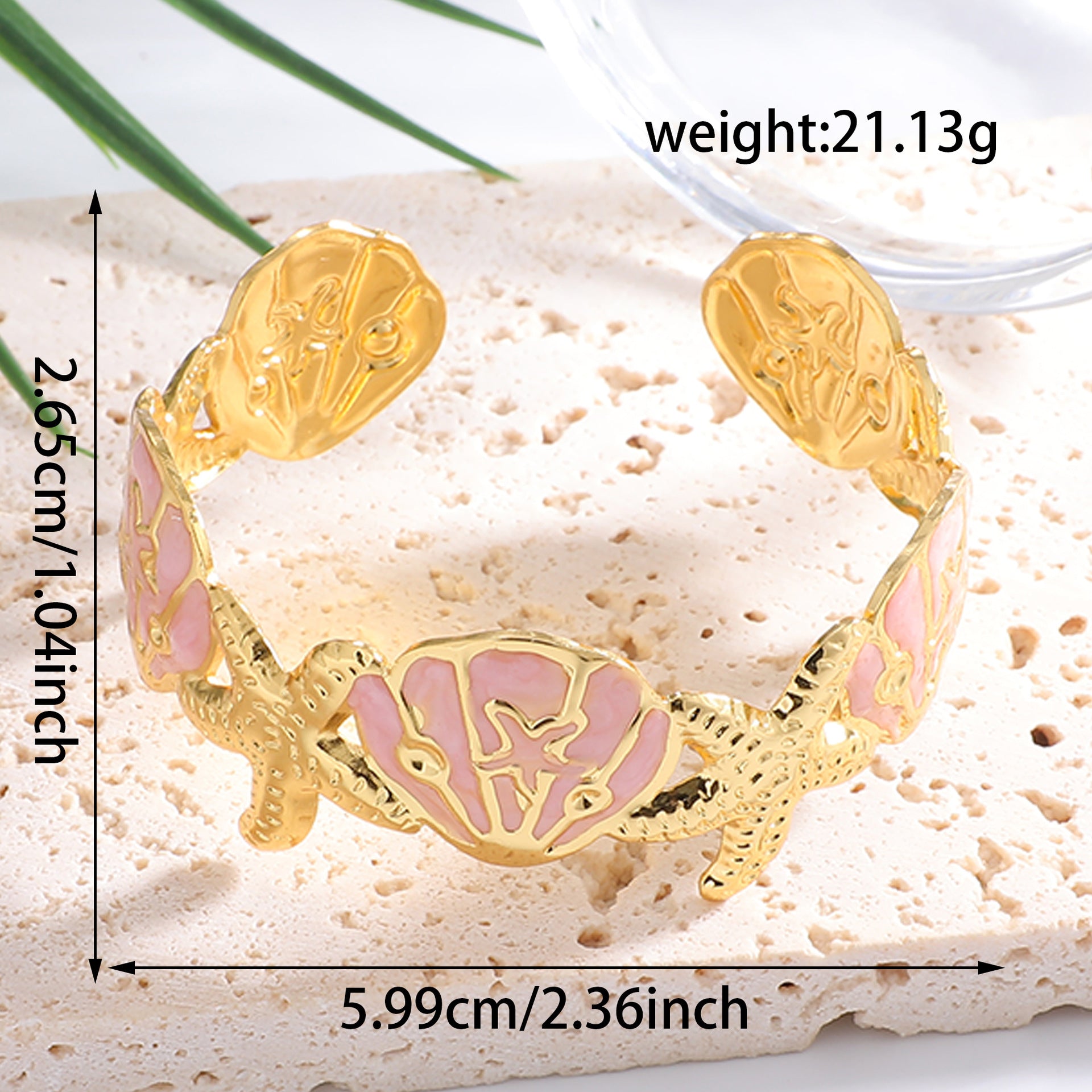 Ladies Elegant Wave-Shaped Bracelets Fashion Glam