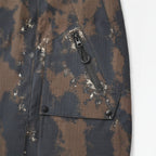 Men's Technical Camouflage Parka with Hood and Ripstop Outer Material Fashion Glam
