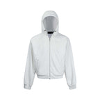 Unisex Short Hoodie Zip Pullover made of French Terry with Raglan Sleeves and Hidden Side Pockets Fashion Glam