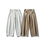 Women wide high-waisted culottes with pleats and side pockets Fashion Glam