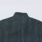 Women's Long Cut Blazer with Stand-up Collar and Patch Pockets Fashion Glam