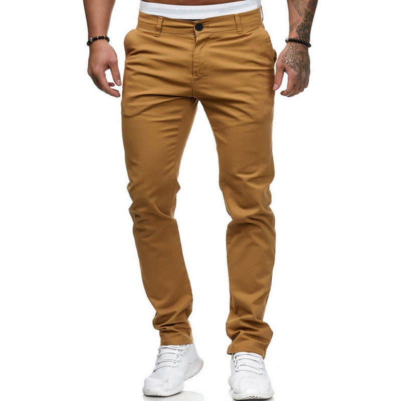 Men's tailored Slim-Fit Chino pants Fashion Glam