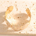 Women's cuff with elegant spiral design Fashion Glam