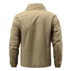 Men's lightweight windproof transitional jacket with high collar and zipper Fashion Glam