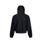 Unisex Short Hoodie Zip Pullover made of French Terry with Raglan Sleeves and Hidden Side Pockets Fashion Glam