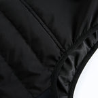 Men's lightweight padded functional vest with stand-up collar and stretch side inserts Fashion Glam