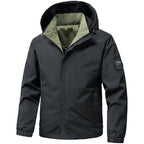 Men's technical hooded softshell jacket with adjustable hood and utility pockets Fashion Glam