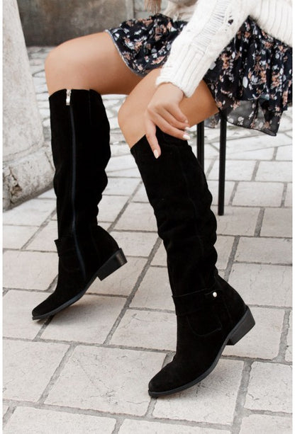 AURELIA - ELEGANT SUEDE KNEE-HIGH BOOTS