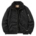 Men's teddy-lined pilot bomber jacket with sherpa lining and arm pocket Fashion Glam