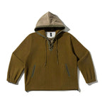 Unisex Oversize Hoodie with Lacing and Kangaroo Pockets Fashion Glam