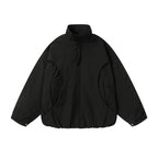 Unisex Lightweight technical blouson with stand-up collar, full-length zipper and drawstring hem Fashion Glam