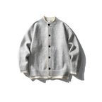 Unisex Boxy Cardigan with contrasting edges and ribbed finishes Fashion Glam