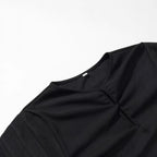 Women's maxi dress with contrasted top, lace insert and long sleeves Fashion Glam