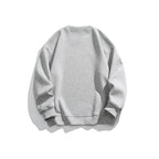 Unisex Oversize Sweatshirt with Round Neck, Statement Print and French Terry Inner Lining Fashion Glam