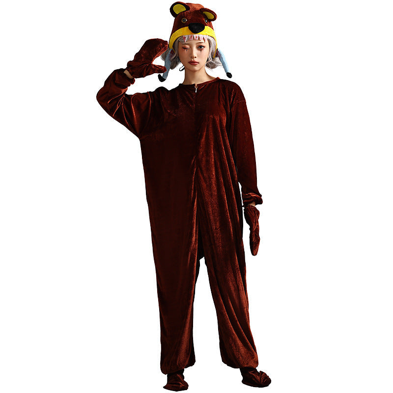Women Animal Costume made of soft fleece fabric Fashion Glam