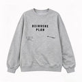 Unisex Oversize Sweatshirt with Round Neck, Statement Print and French Terry Inner Lining Fashion Glam
