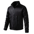Men's water-repellent utility blouson with stand-up collar, kangaroo and flap pockets Fashion Glam
