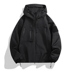 Women's Technical Outdoor Jacket with Adjustable Hood System and Multifunctional Pockets Fashion Glam
