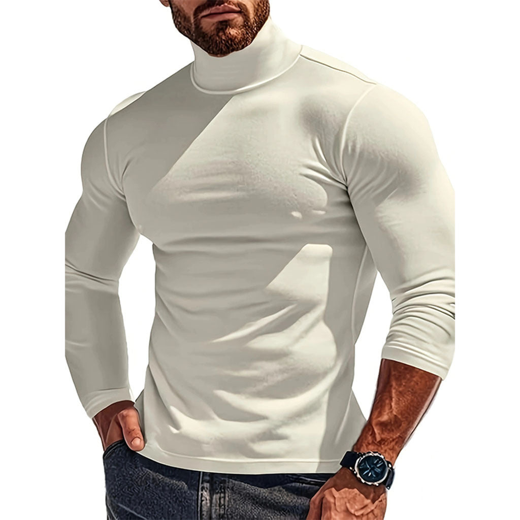 Men's turtleneck sweater in modern design Fashion Glam