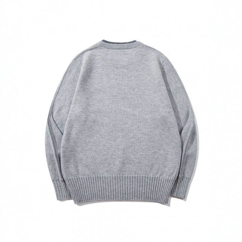 Unisex Soft Mélange Crew Neck Sweater made of Organic Cotton Blend with Boxy Fit and Wide Ribbed Cuffs Fashion Glam