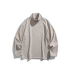 Unisex Boxy Fine Knit Pullover with Short Polo Collar and Straight Hem Fashion Glam