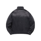 Men's Casual Worker Jacket made of soft canvas with zipper Fashion Glam