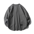 Unisex Collarless Overshirt Jacket with Snap Button Placket and Patch Chest Pockets Fashion Glam
