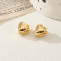 Women's heart-shaped ear clips Fashion Glam