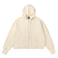 Unisex Knit Hooded Jacket with Textured Pattern and Full Zip Fashion Glam