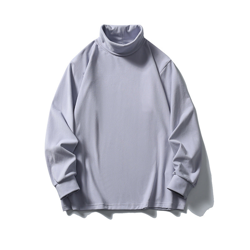 Unisex Oversize-Half-Roll Neck Sweater made of fine Jersey with raglan sleeves and ribbed cuffs Fashion Glam