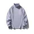 Unisex Oversize-Half-Roll Neck Sweater made of fine Jersey with raglan sleeves and ribbed cuffs Fashion Glam