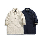 Men's Padded Coat with Shirt Collar and Thermal Lining Fashion Glam