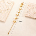 Ladies' bracelet with elegant heart design and fine link chain Fashion Glam