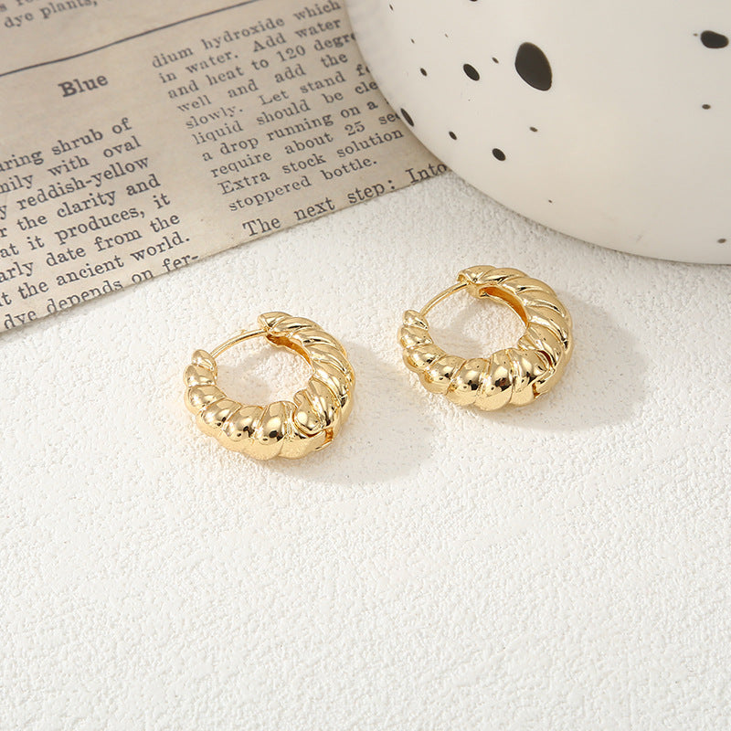 Women's hoops in modern bamboo design Fashion Glam