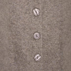 Ladies Cropped Raglan Cardigan with Pearl Buttons and Wide Ribbed Hem Fashion Glam