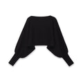 Ladies cropped bolero with wide batwing sleeves and long ribbed cuffs Fashion Glam