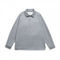 Men's Waffle Knit Half-Zip Pullover with Polo Collar Fashion Glam