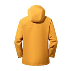 Men's water- and windproof softshell outdoor jacket with adjustable hood Fashion Glam