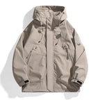 Women's waterproof outdoor jacket with adjustable hood and breathable inserts Fashion Glam