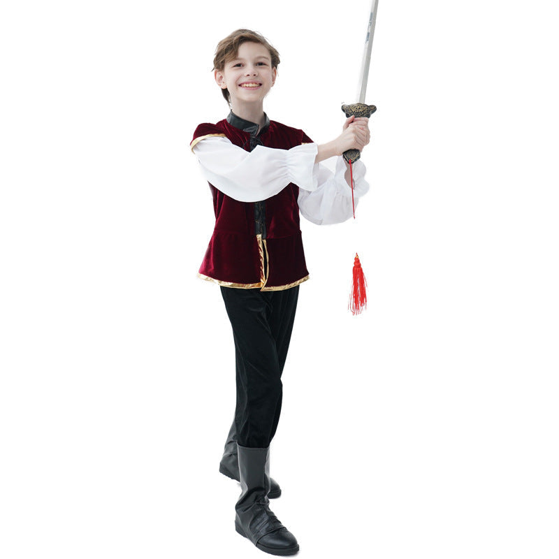 Boys Renaissance Costume Fashion Glam