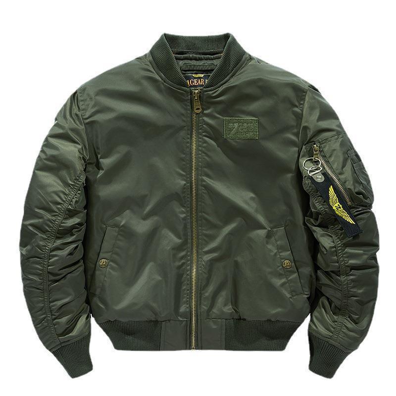 Men's bomber jacket with removable hood inner lining and quilted thermal insulation Fashion Glam