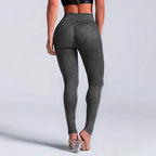 Women High-Waisted Sculpting Skinny Jeans with Waist-Shaping V-Waistband and Push-Up Effect Fashion Glam