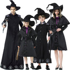 Men's magician costume with detailed symbols and elegant cape Fashion Glam