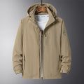 Men's Urban All-Weather Travel Anorak with Mesh Lining and Concealed Zipper Fashion Glam