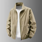 Men's Ultra-Lightweight Urban Windbreaker with Stand-Up Collar, Two-Way Zipper and Elastic Cuffs Fashion Glam