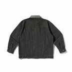 Unisex Boxy Overshirt Jacket made of washed denim with front zipper and multiple pockets Fashion Glam