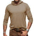 Fashion Glam | Hoodie Slim Fit Long Sleeve Light Cotton Knit Minimalist Style