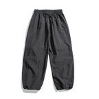 Unisex Lightweight Ripstop Cargo Pants with Multiple Flap Pockets and Elastic Hem Fashion Glam